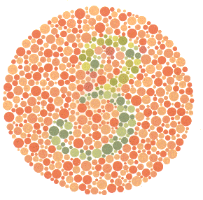 Colourblindness test image 5