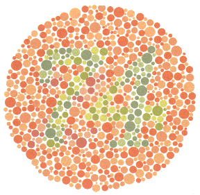 Colourblindness test image 7