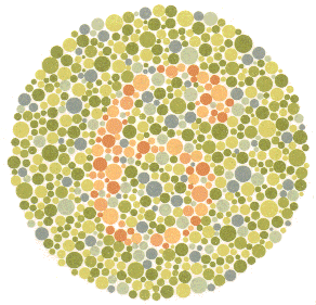 Colourblindness test image 8