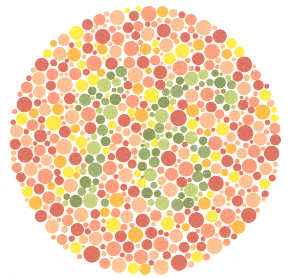 Colourblindness test image 12