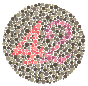 Colourblindness test image 17