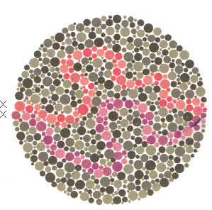 Colourblindness test image 18
