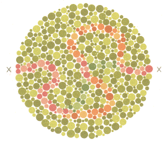 Colourblindness test image 23